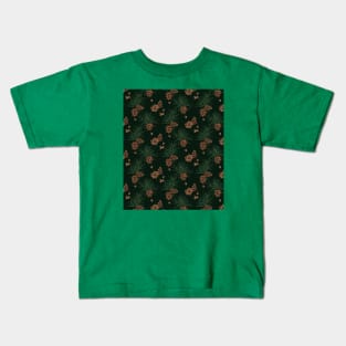 Pine cone green Kids T-Shirt